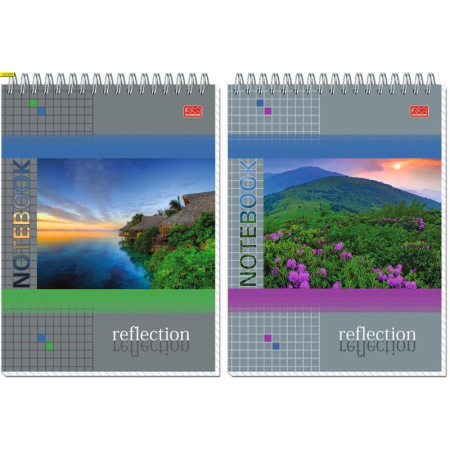 Блокнот Полином Природа А5 80 листов в ассортименте в клетку на спирали (145х203 мм) Блокнот Полином Природа А5 80 листов в ассортименте в клетку на спирали (145х203 мм)