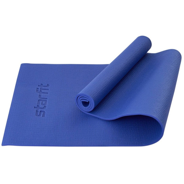 Коврик для йоги Starfit FM-101 PVC 183x61х0.8 см темно-синий