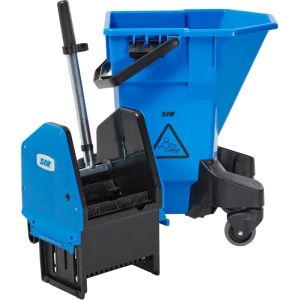 Ведро на колёсах SYR Ergo NU3 26 л с отжимом синее