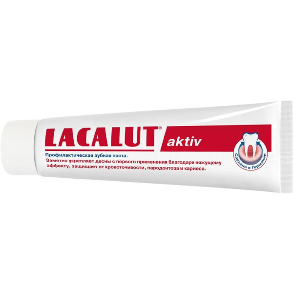 Зубная паста Lacalut Aktiv 100 мл