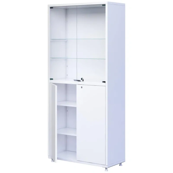 Шкаф медицинский ШМ-02 МСК-647.02/06 (белый, 700х320х1655 мм)