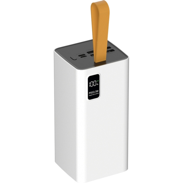 Внешний аккумулятор (power bank) Pero  PB09 50000 мАч белый  (4673759570153)