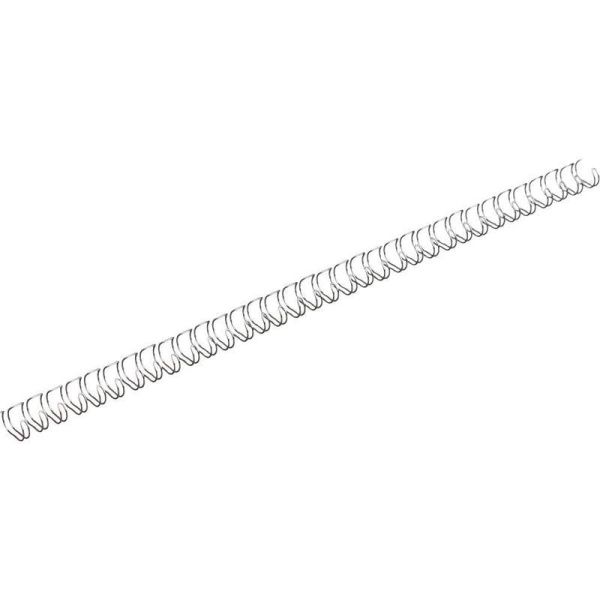 Пружины для переплета металлические ProMega Office 3:1 7,9 мм серебряные 34