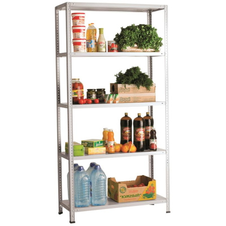 Стеллаж металлический Практик MS (5 полок, 1000х600х2000 мм)