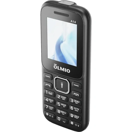Мобильный телефон Olmio A14 чёрный (48142)
