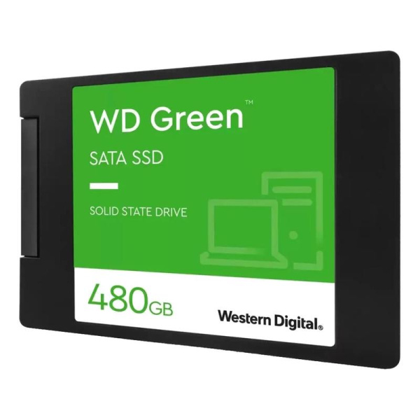 SSD накопитель Western Digital Green 480 ГБ (WDS480G3G0A)