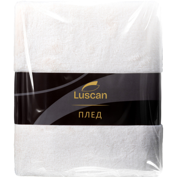 Плед Luscan микрофибра 150х200 см бежевый