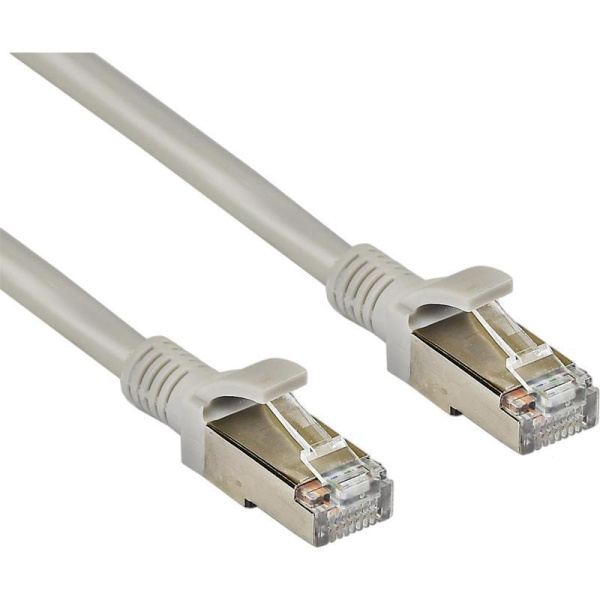 Патч-корд витая пара ExeGate FTP-RJ45-RJ45-C5e-0,5M-GY 5e 0,5 м