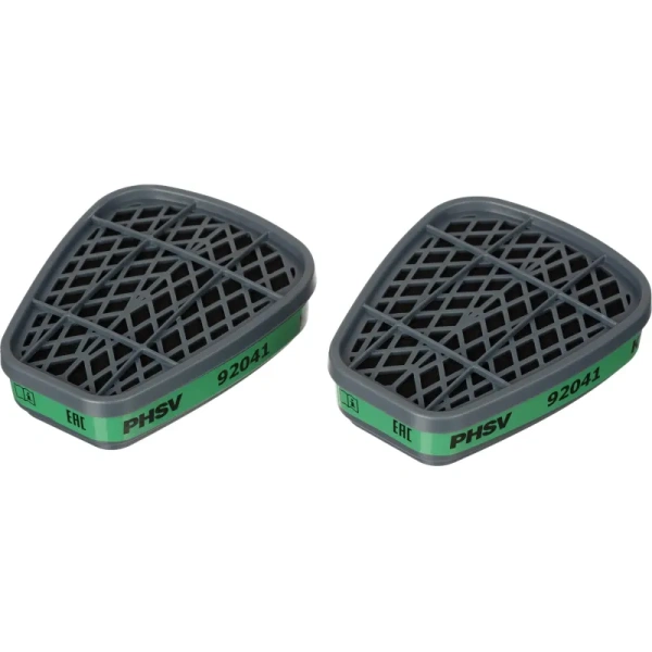 Фильтр противогазовый PHSV 92041 К1 с угольным слоем (2 штуки в  упаковке)