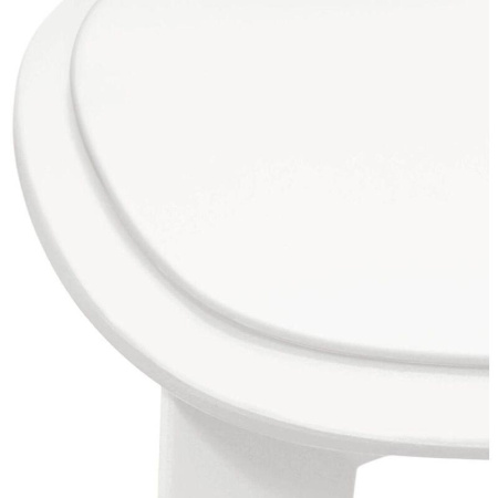 Стул для столовых SHT-S111-P белый (пластик)