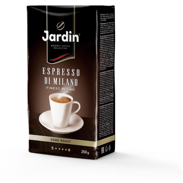 Кофе молотый Jardin Espresso di Milano 250 г (вакуумная упаковка)