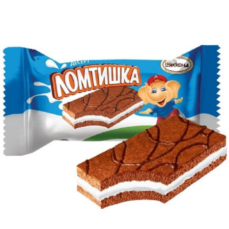 Пирожное Акконд Ломтишка бисквитное 2 кг Пирожное Акконд Ломтишка бисквитное 2 кг