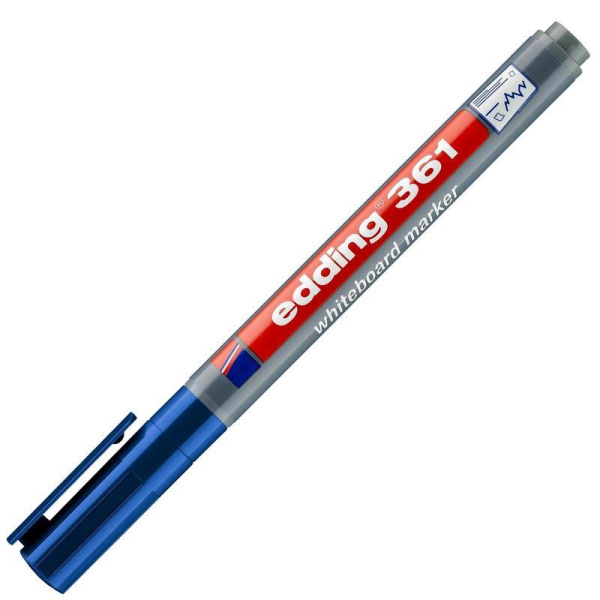 Маркер для досок Edding 361/3 синий (толщина линии 1 мм)