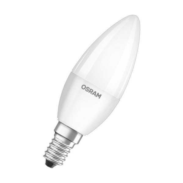 Лампа светодиодная Osram 7 Вт E14 свеча 3000 К теплый белый свет (5 штук  в упаковке)
