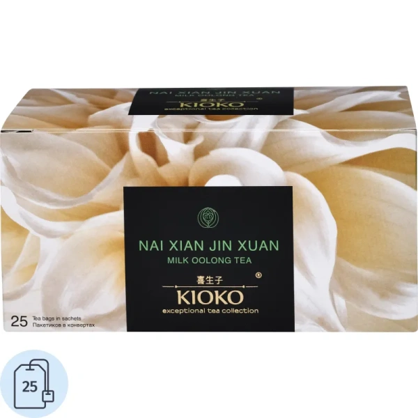 Чай зелёный Kioko Nai Xiang Jin Xuan 25 пакетиков