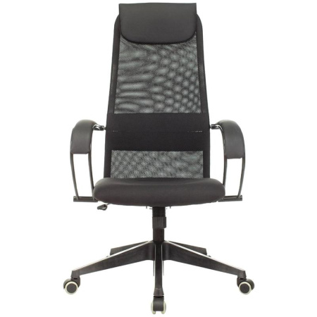 Кресло для руководителя Easy Chair 655 LT черное (сетка/ткань, пластик)