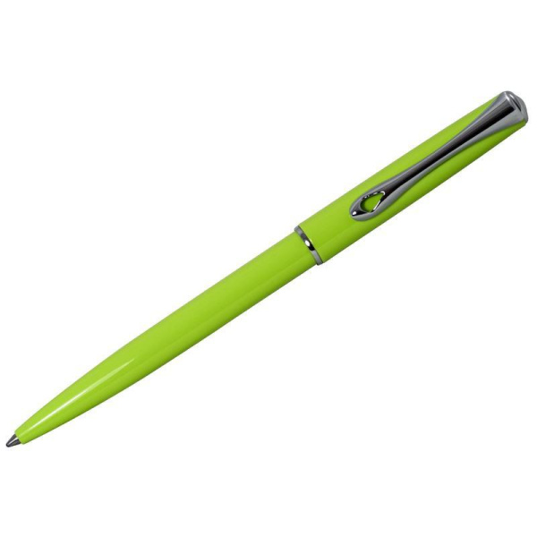 Ручка шариковая Diplomat Traveller Lumi green цвет чернил синий цвет корпуса салатовый (артикул производителя D20001073)