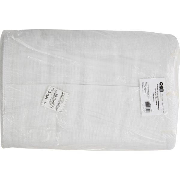 Полотно техническое вафельное 45 см x 60 м, 145 г/кв.м, отбеленное