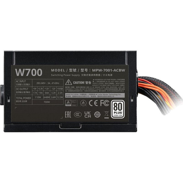 Блок питания Cooler Master 700 Вт (MPW-7001-ACBW-BEU)