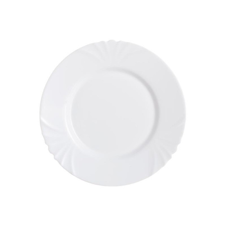 Тарелка обеденная стекло Luminarc Кадикс 250 мм белая (артикул производителя H4132)
