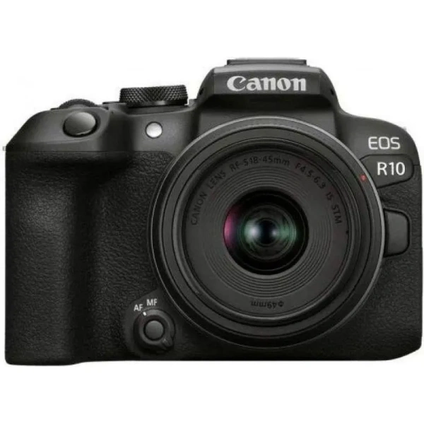Фотоаппарат Canon EOS R10 kit + объектив RF-S 18-45 IS STM черный  (5331C009)