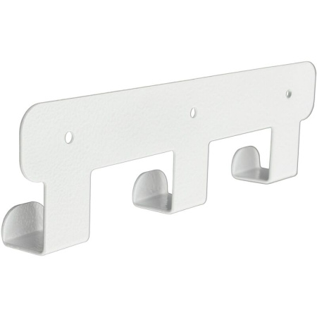 Вешалка настенная H1031W белая (3 крючка)