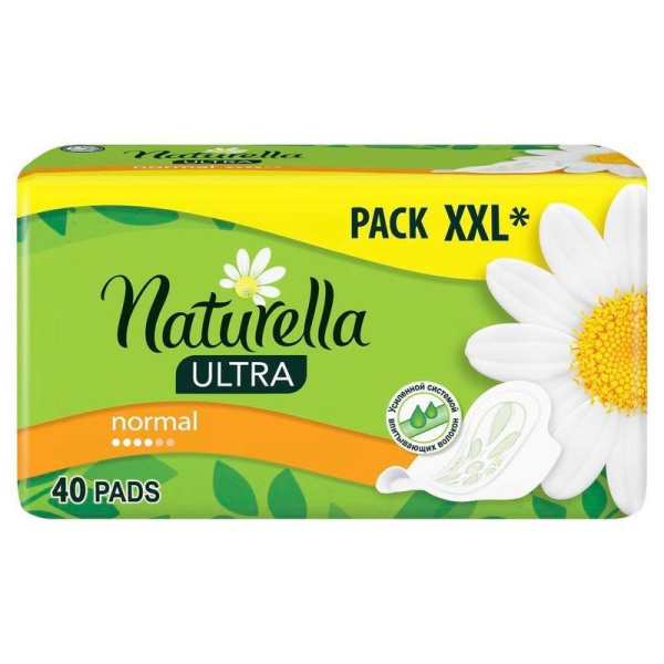 Прокладки женские гигиенические Naturella Ultra Camomile Normal Quatro (40 штук в упаковке)