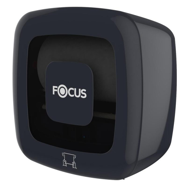Диспенсер для рулонных полотенец Focus пластиковый черный (код  производителя 8076282)