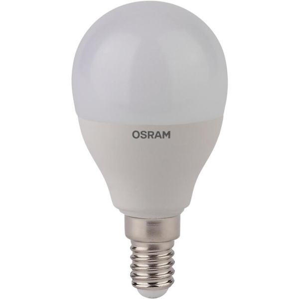 Лампа светодиодная Osram 6.5 Вт Е14 (Р, 4000 К, 600 Лм, 220 В,  4058075134263)