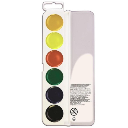 Акварельные краски Луч Классика 6 цветов