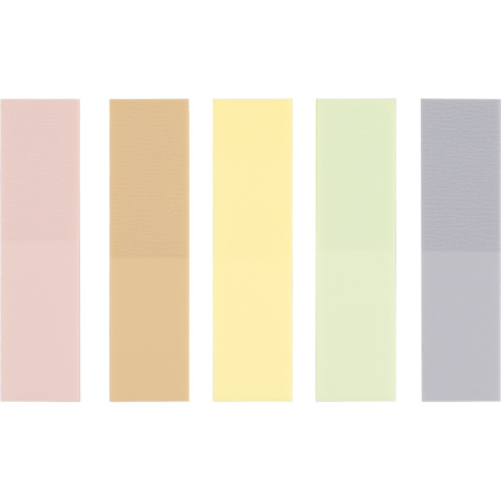 Закладки пластиковые Attache 45х12мм пастель 20 листов х 5 цветов