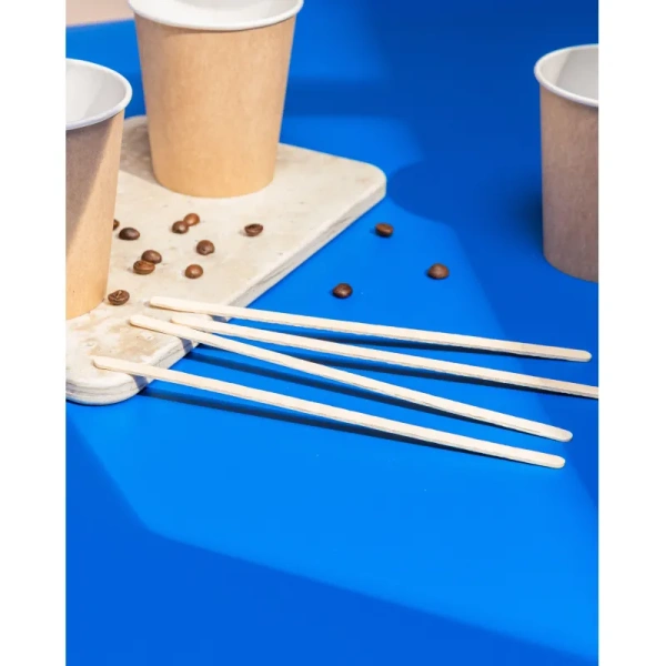 Размешиватель одноразовый деревянный Комус Эконом 180 мм (250 штук в  упаковке) Размешиватель одноразовый деревянный Комус Эконом 180 мм (250 штук в  упаковке)