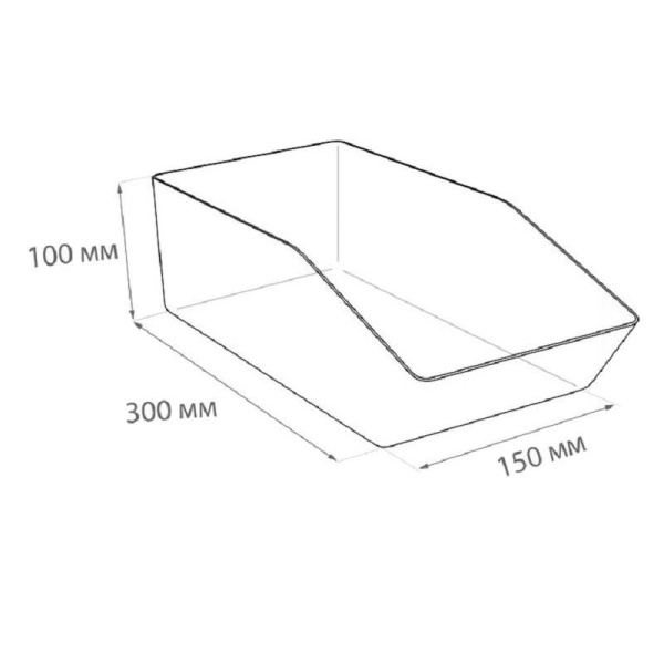 Накопитель для рекламных материалов Minibox 300x150 мм пластиковый  (850200)