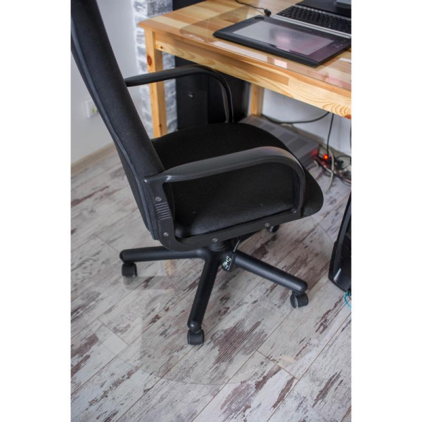 Коврик напольный для паркета/ламината Clear прозрачный (круглый, поликарбонат, 1000 мм)