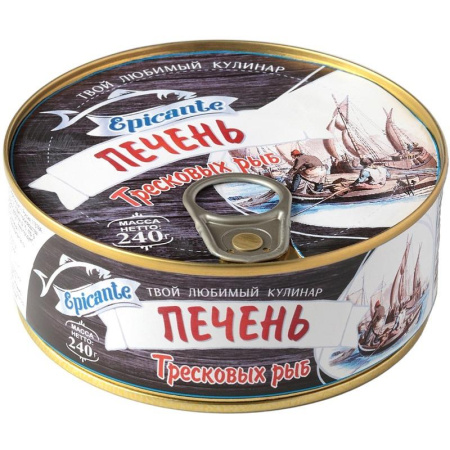 Печень тресковых рыб Epicante 240 г
