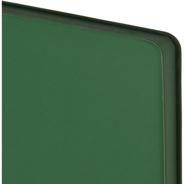 Ежедневник недатированный Attache Soft touch искусственная кожа А5 136 листов темно-зеленый (зеленый обрез)