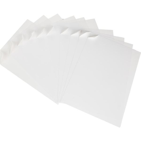 Картон белый Комус Три богатыря (203x283 мм, 10 листов, мелованный)