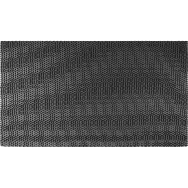 Коврик входной (придверный) ячеистый (ромб) грязезащитный 68x120 см  серый