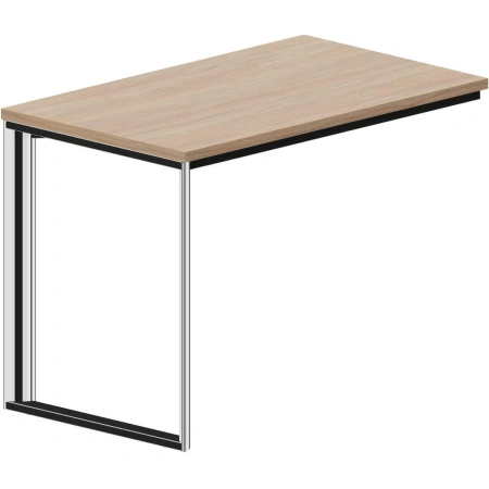 Приставка Carre CART100OW на опоре (дуб светлый/хром, 1000х600х720