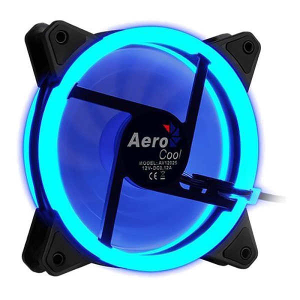 Вентилятор для компьютера Aerocool Rev Blue 120 120x120 мм