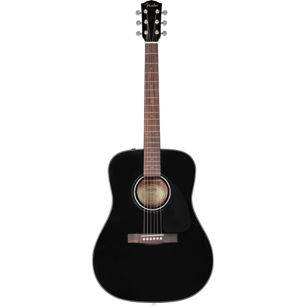Гитара акустическая Fender CD-60 Dread V3 DS Blk WN чёрный