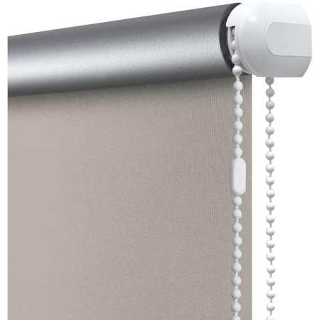 Рулонная штора Blackout полиэстер бежевая (150х170 см)