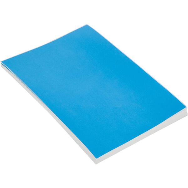 Этикетки самоклеящиеся Attache Economy А4 210х297 мм 1 штука на листе  голубая (50 листов в упаковке)