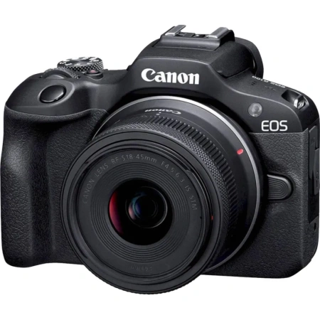 Фотоаппарат Canon EOS R100 Kit + объектив RF-S 18-45mm IS STM черный