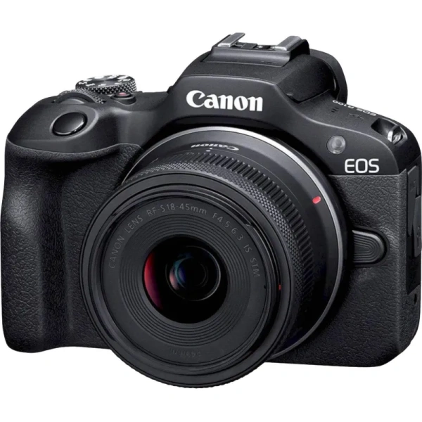 Фотоаппарат Canon EOS R100 Kit + объектив RF-S 18-45mm IS STM черный