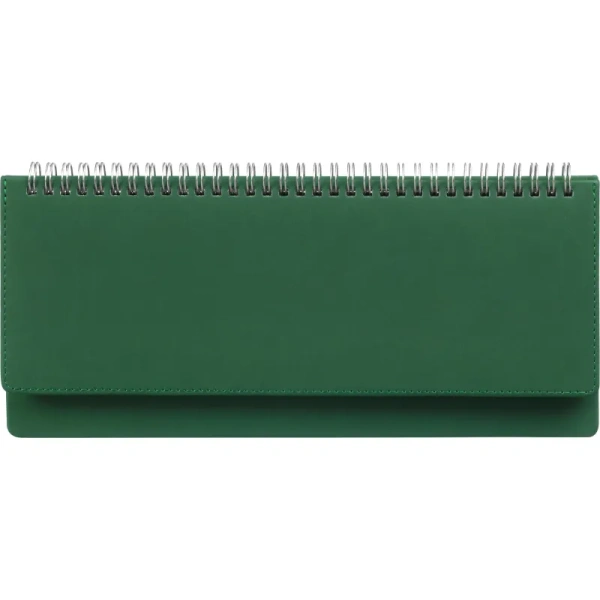 Планинг датированный 2026 год Attache Velvet искусственная кожа Soft Touch 64 листа  зелёный
