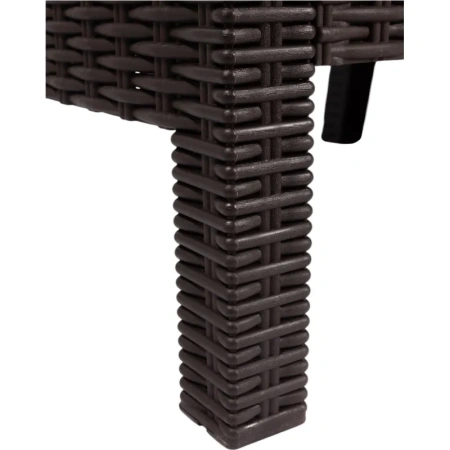 Кресло TDT коричневое (пластик)