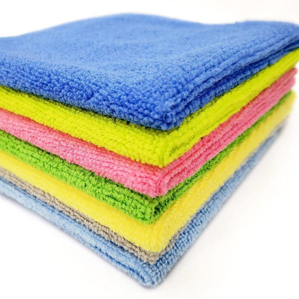 Салфетки хозяйственные микрофибра 30х30 см 220 г/кв.м 3 штуки в упаковке