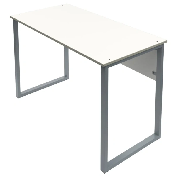 Стол двухместный (белый/серый, 1200х600х760 мм)
