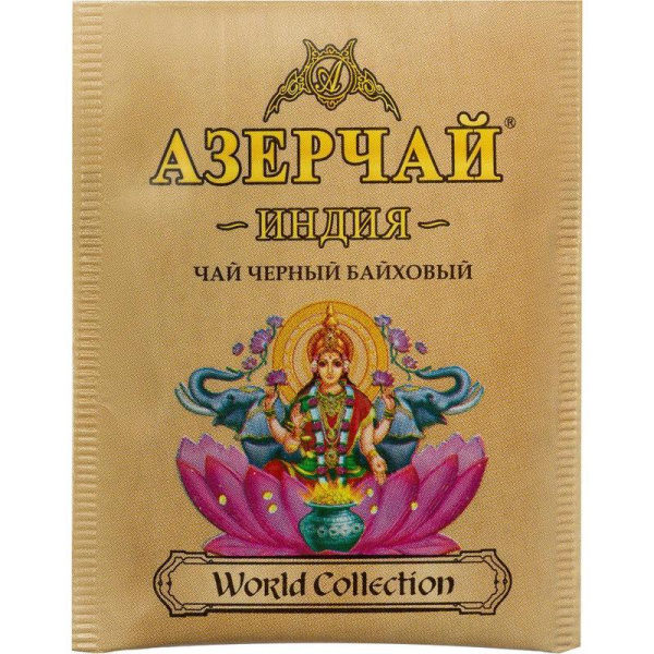 Чай Азерчай World collection Индия черный 25 пакетиков